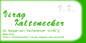 virag kaltenecker business card